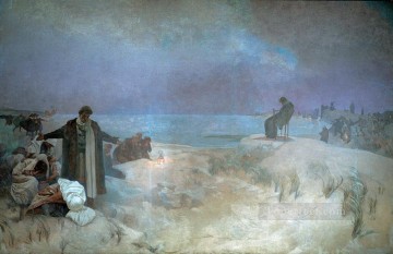 Alphonse Mucha Painting - Komenius Alphonse Mucha